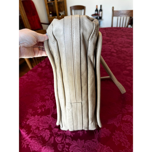 Chloé Beige Leather Paraty Large Satchel w/ Strap - Picture 10 of 15